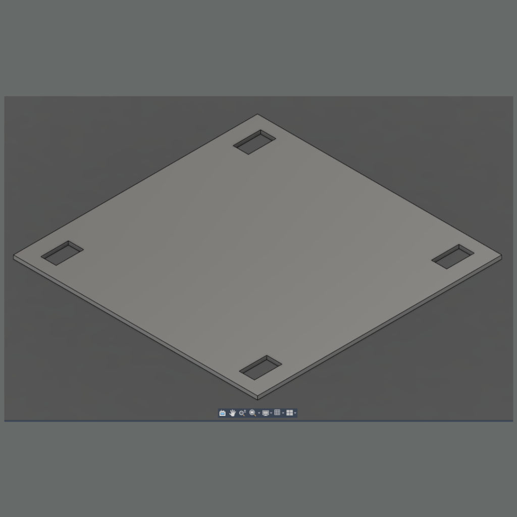 Model of a panel of a flexible mesh panel inlay used for enhanced privacy.